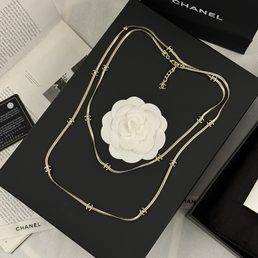 Bagsaaa Ch**el Long Necklace