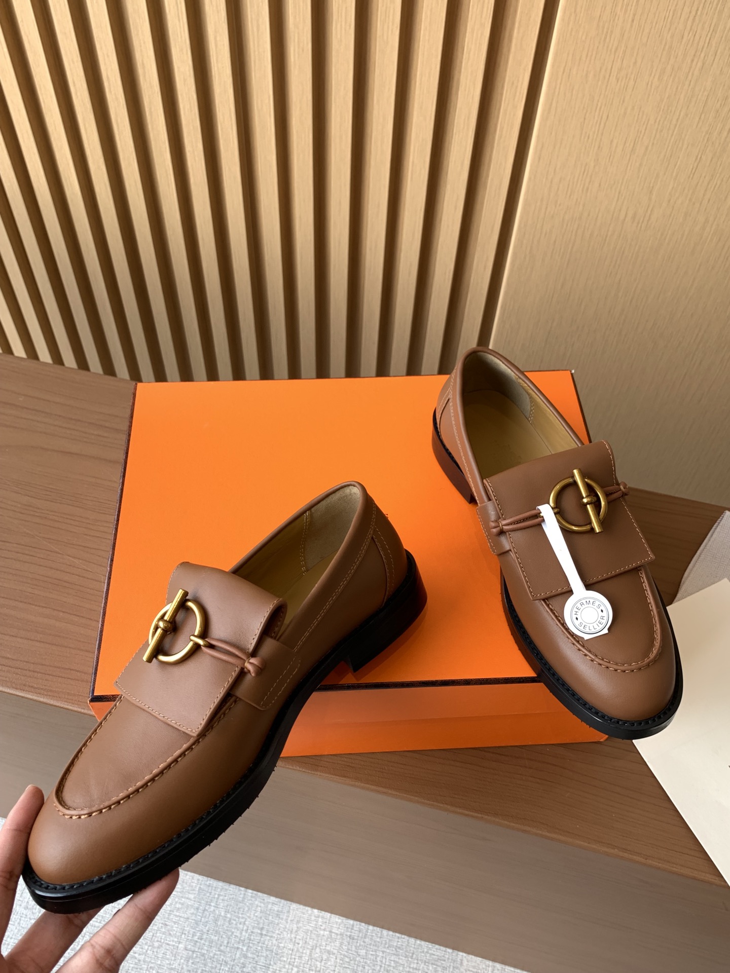 Bagsaaa H**me5 Impact Loafer Brown