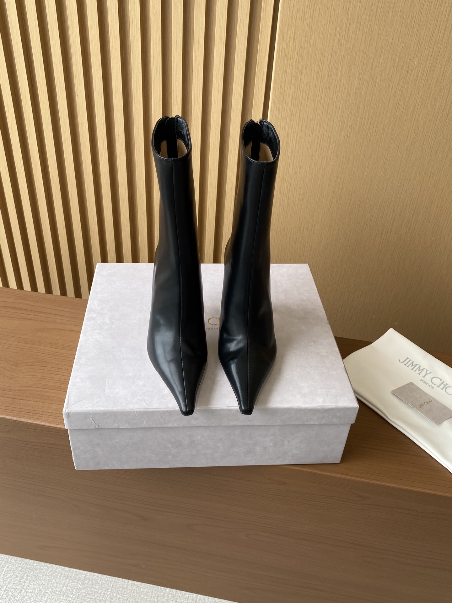 Bagsaaa J1m*y Ch00 Agathe Ankle Boots Black 10 cm