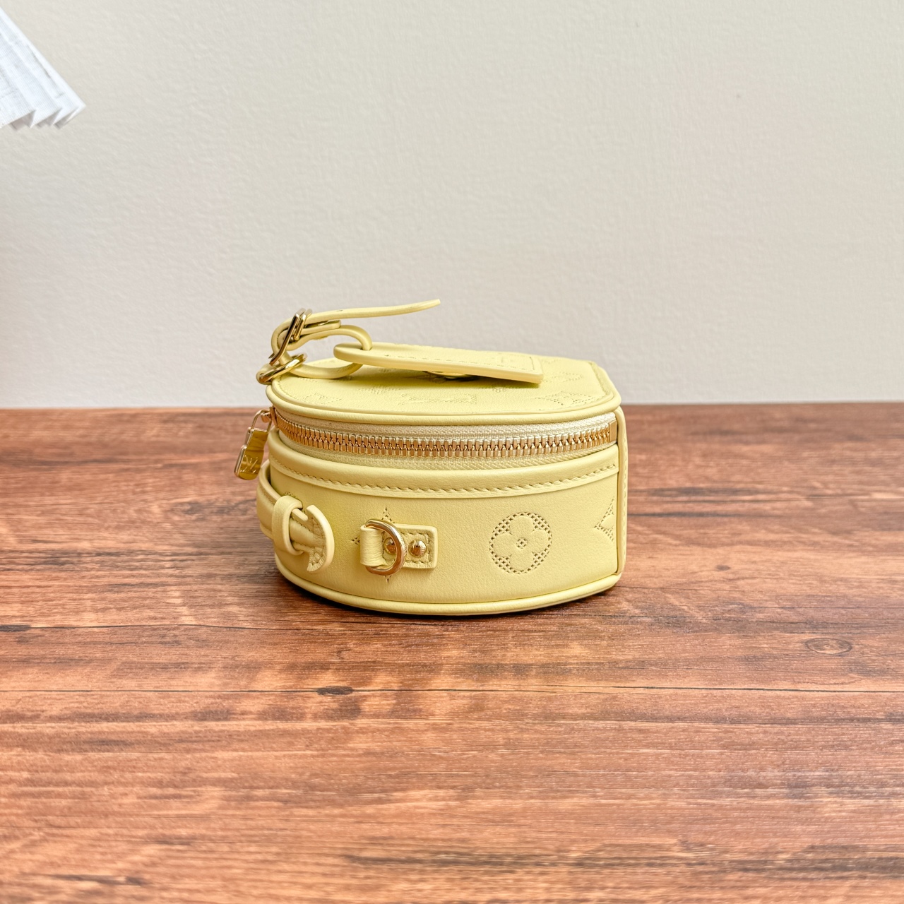 Bagsaaa L0vis Vvtt0n M11294 Mini Boite Chapeau Yellow - 13 x 12 x 6.5 cm