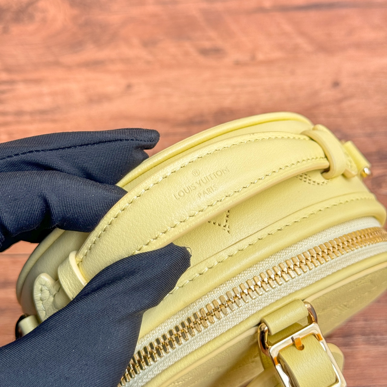 Bagsaaa L0vis Vvtt0n M11294 Mini Boite Chapeau Yellow - 13 x 12 x 6.5 cm