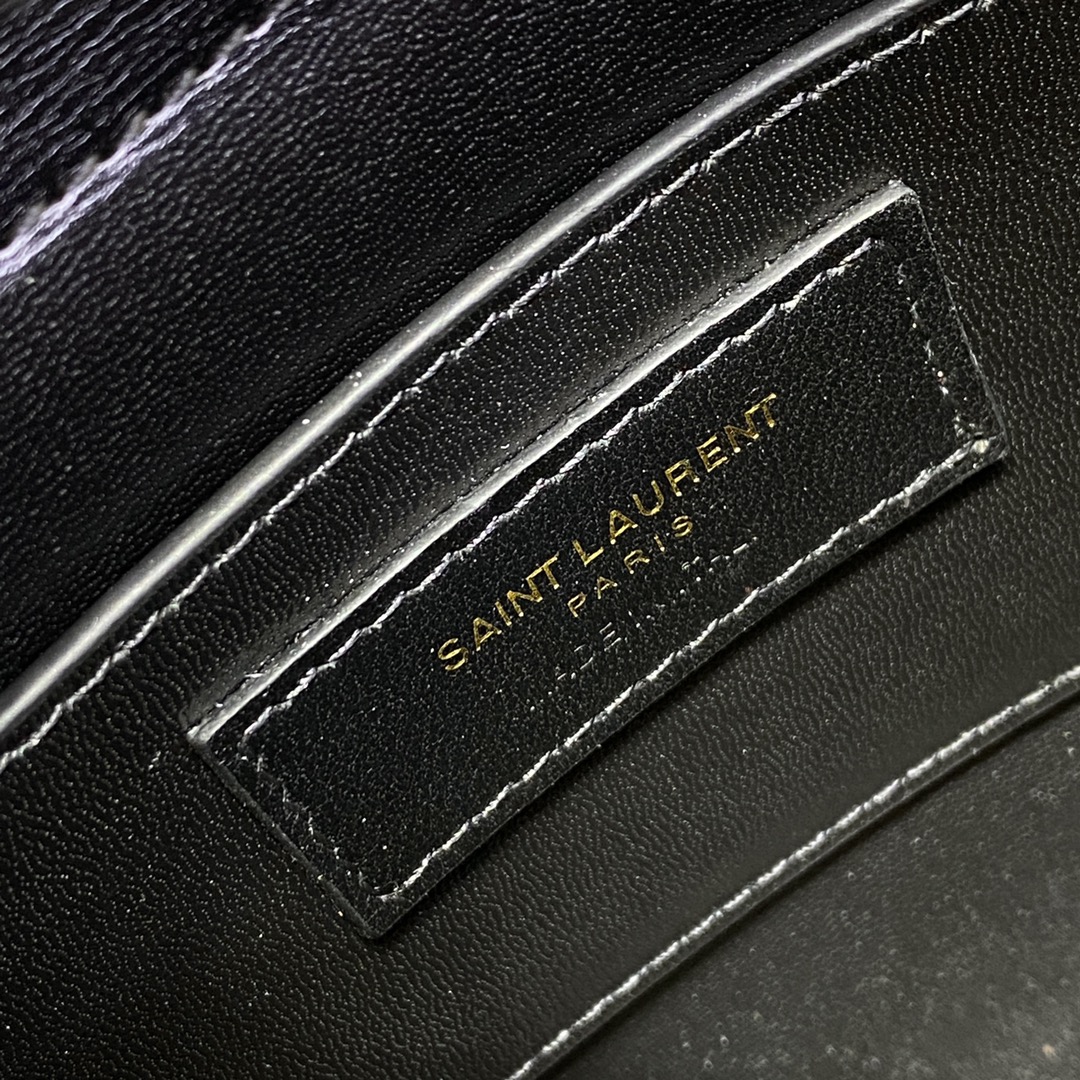 Bagsaaa Y51 Mini Manhattan In Box Sa1nt Lau*nt Black - 19 x 14 x 4 cm