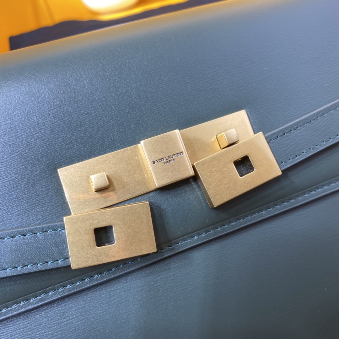 Bagsaaa Y51 Medium Manhattan In Box Sa1nt Lau*nt Gray - 29 x 20 x 7.5 CM