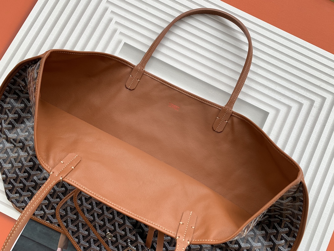 Bagsaaa G09ard Saint L0vis GM Black & Tan - 40 x 20 x 34 cm