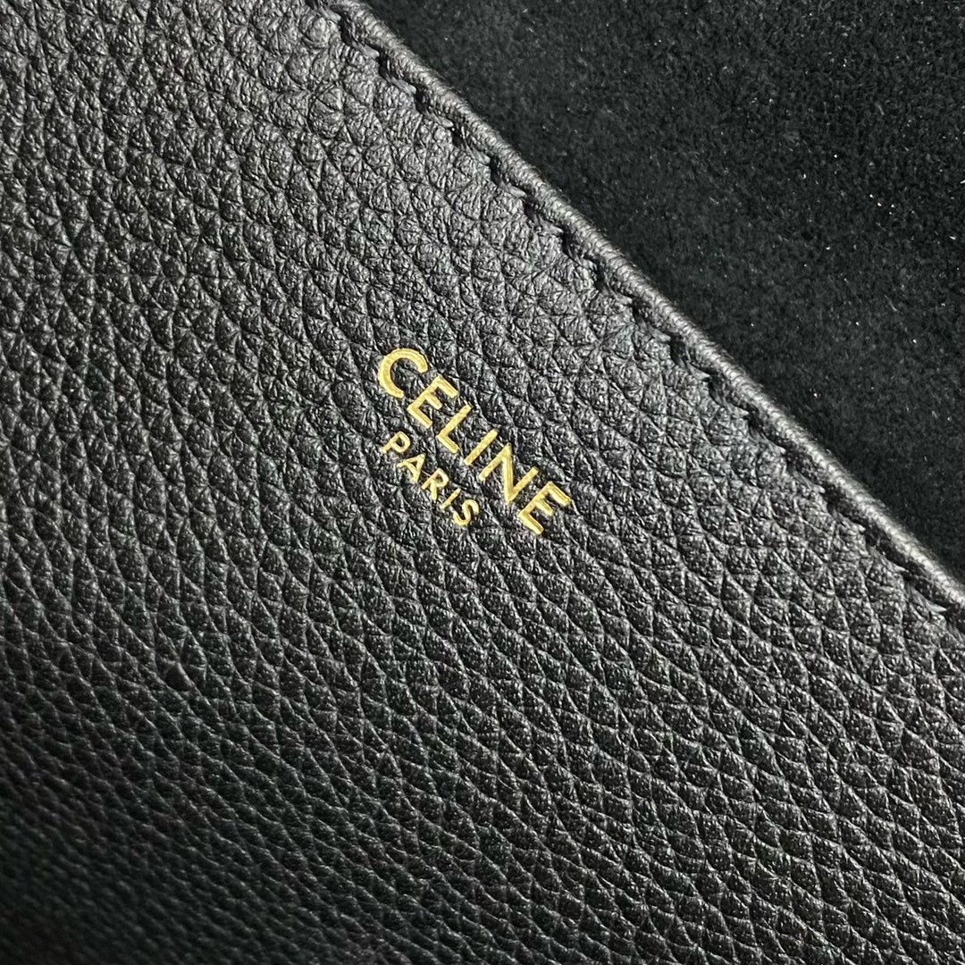 Bagsaaa Ce1i*e Medium Cabas Anais Cuir Triomphe In Grained Calfskin Black - 54 x 29.5 x 15 CM