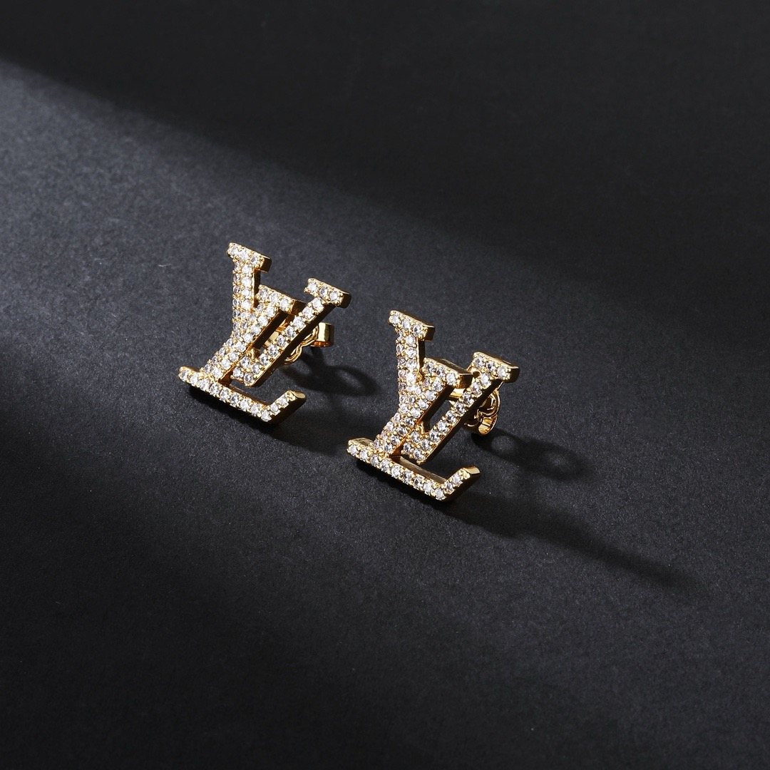 Bagsaaa L0vis Vvtt0n Earrings 06