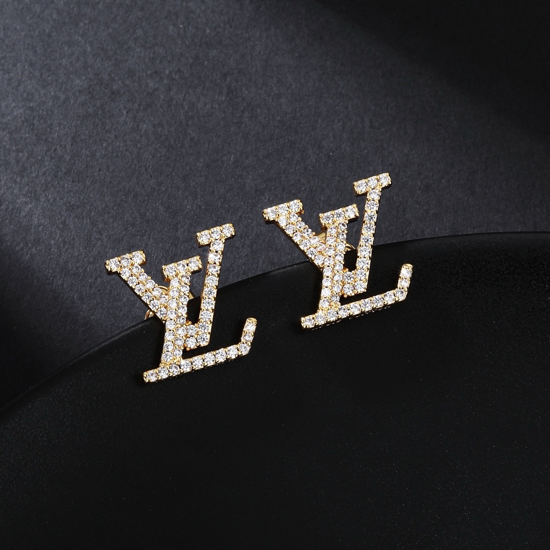 Bagsaaa L0vis Vvtt0n Earrings 06