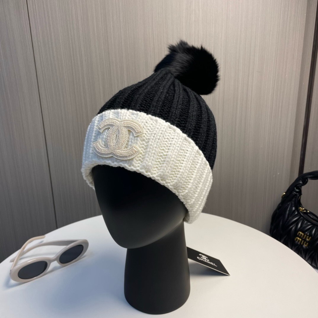 Bagsaaa Ch**el Wool Beanie 03