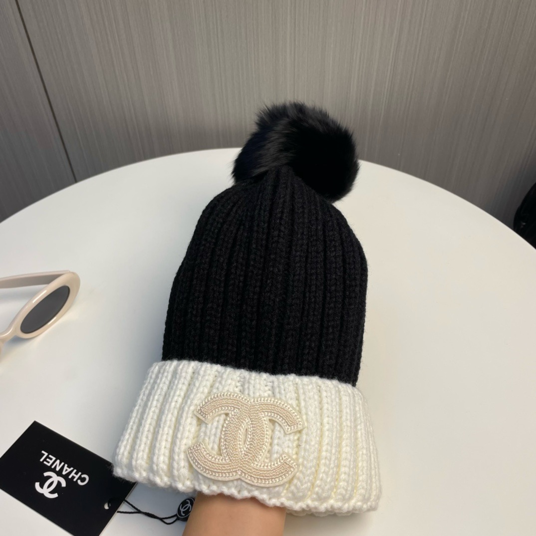 Bagsaaa Ch**el Wool Beanie 03