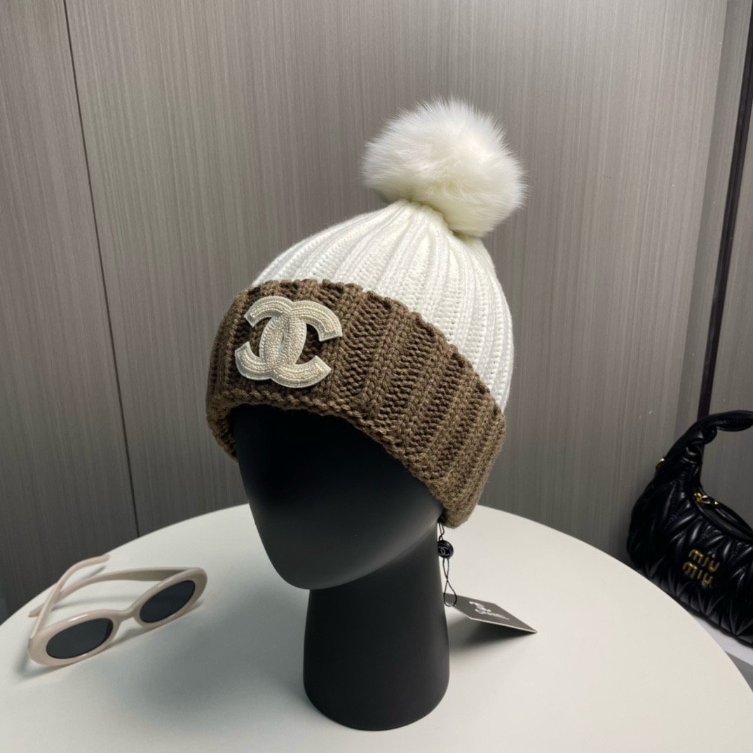 Bagsaaa Ch**el Wool Beanie 05