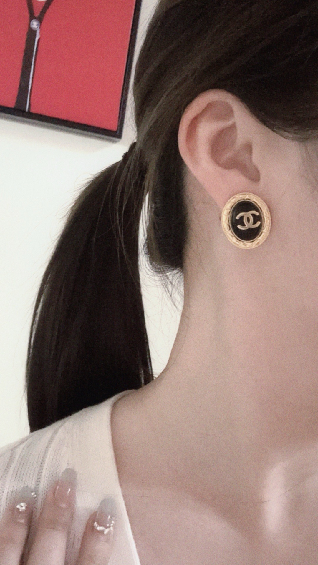 Bagsaaa Ch**el Earrings 10