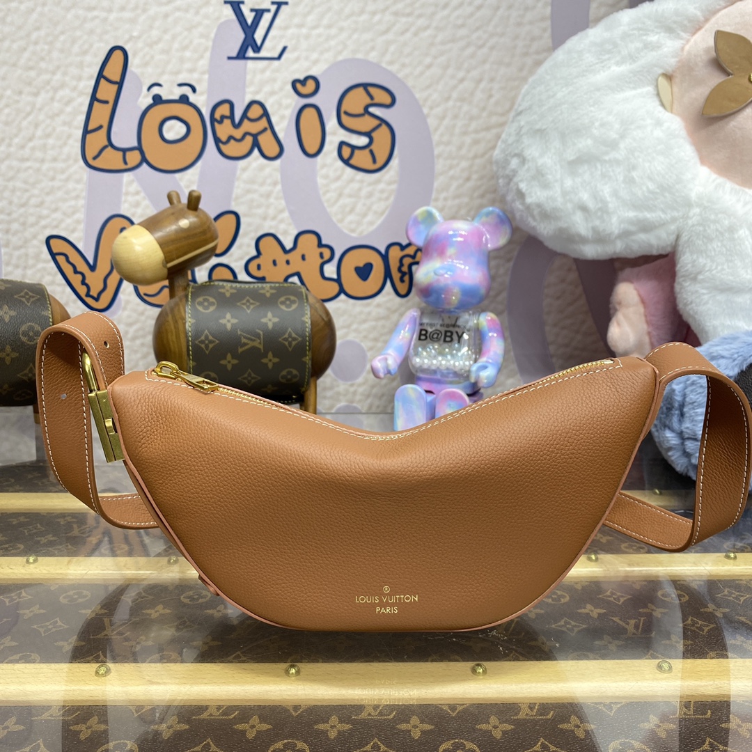 Bagsaaa L0vis Vvtt0n Low Key Bumbag M83546 Brown - 28 x 13 x 5.5 cm