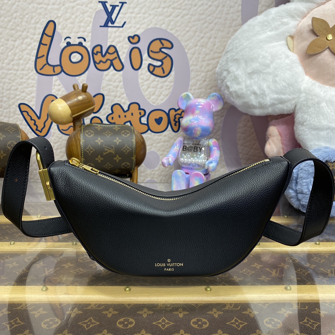 Bagsaaa L0vis Vvtt0n Low Key Bumbag M11429 Black - 28 x 13 x 5.5 cm