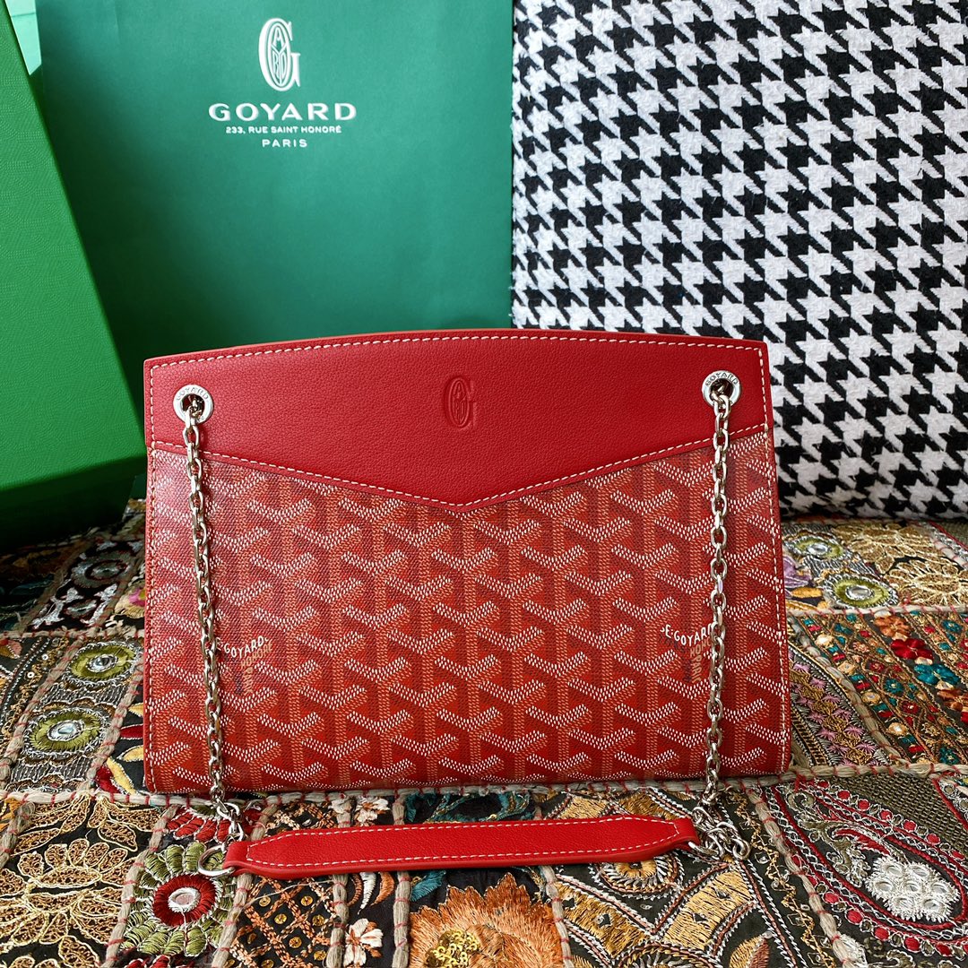 Bagsaaa G09ard Rouette Structuré PM Bag Red - 25.5 x 9 x 18 cm