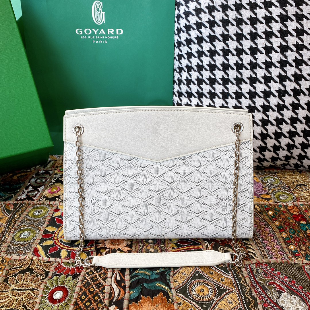 Bagsaaa G09ard Rouette Structuré PM Bag White - 25.5 x 9 x 18 cm