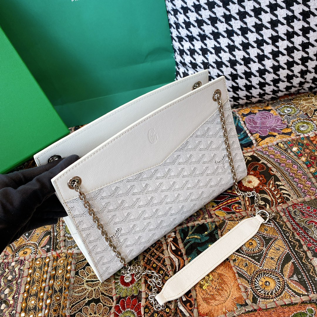 Bagsaaa G09ard Rouette Structuré PM Bag White - 25.5 x 9 x 18 cm