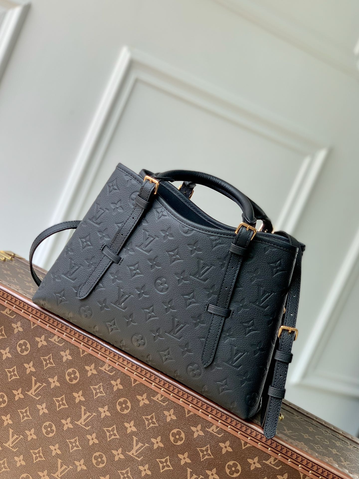 Bagsaaa L0vis Vvtt0n M11393 Babylone Tote PM Black - 31 x 21.5 x 13 cm