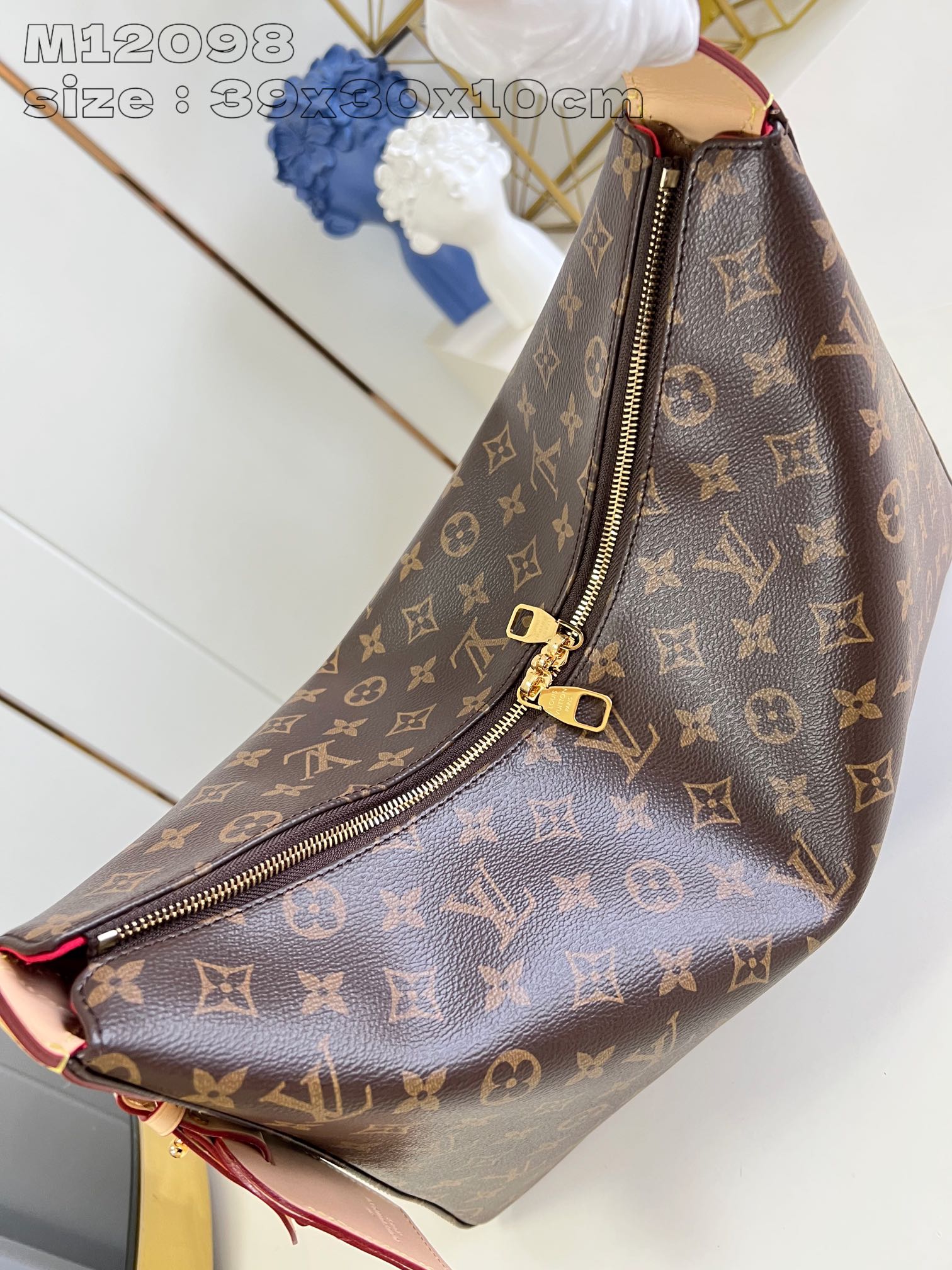 Bagsaaa L0vis Vvtt0n M12098 Slouchy MM Bag Monogram - 40 x 31 x 11 cm