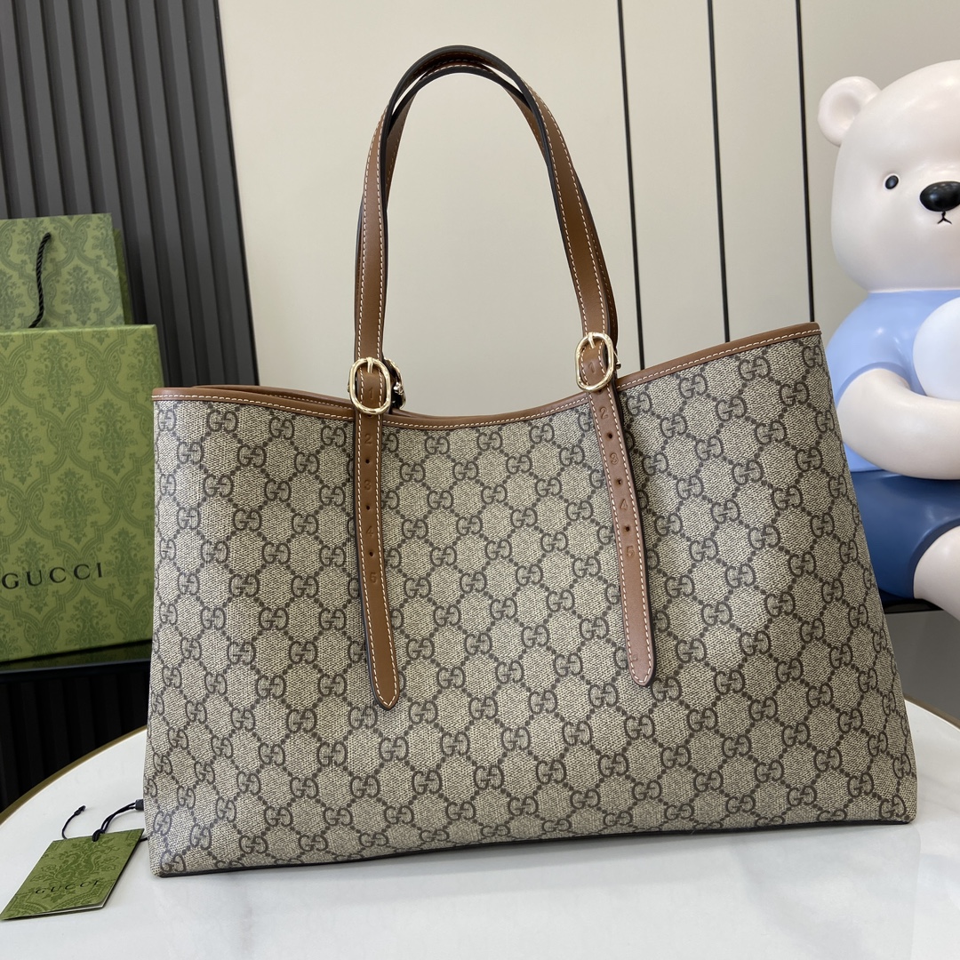 Bagsaaa Gvc*1 GG Emblem Medium Tote Bag 815213 - 38 x 25 x 15 cm