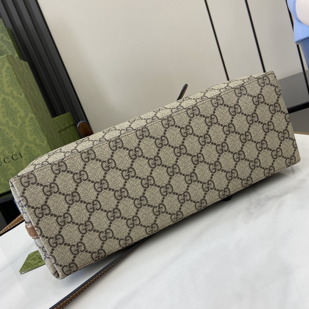 Bagsaaa Gvc*1 GG Emblem small tote bag 815214 beige - 30cm