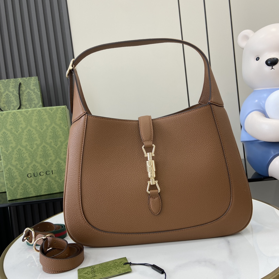 Bagsaaa Gvc*1 Jackie 1961 medium shoulder bag 810229 brown - 35 x 32 x 5.5cm