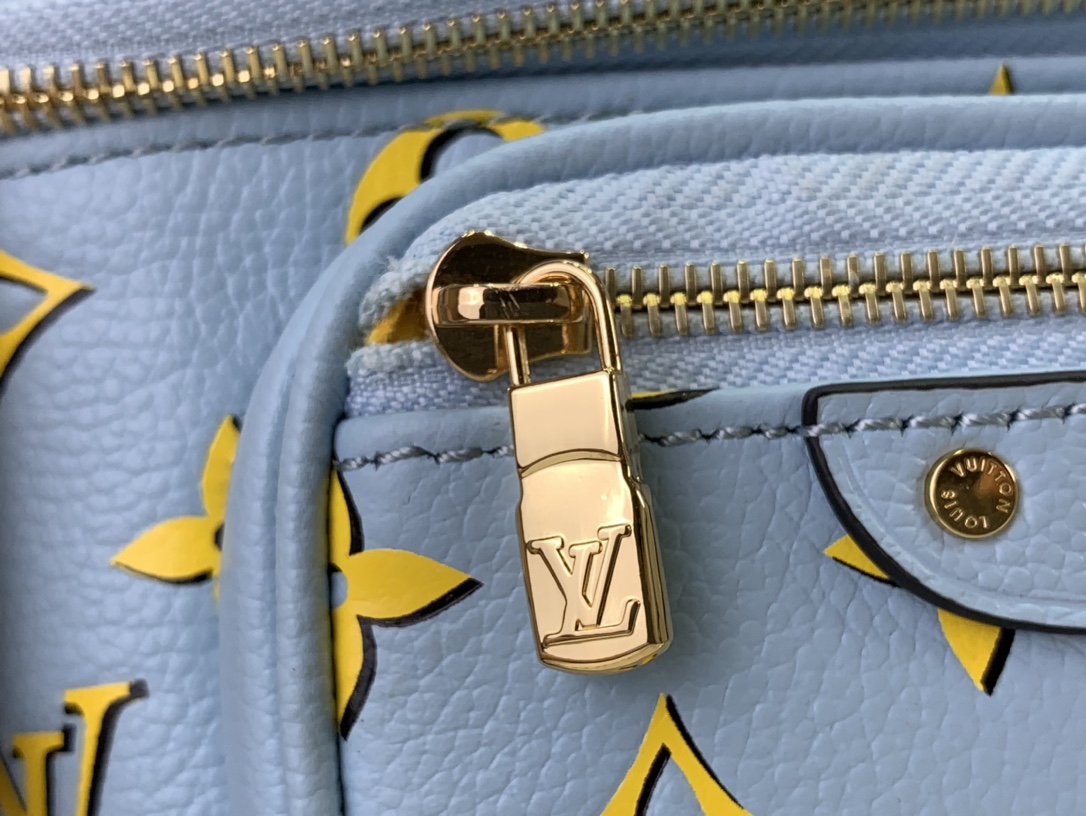 Bagsaaa L0vis Vvtt0n M83694 Mini Bumbag Baby Blue - 17 x 12 x 9.5 cm