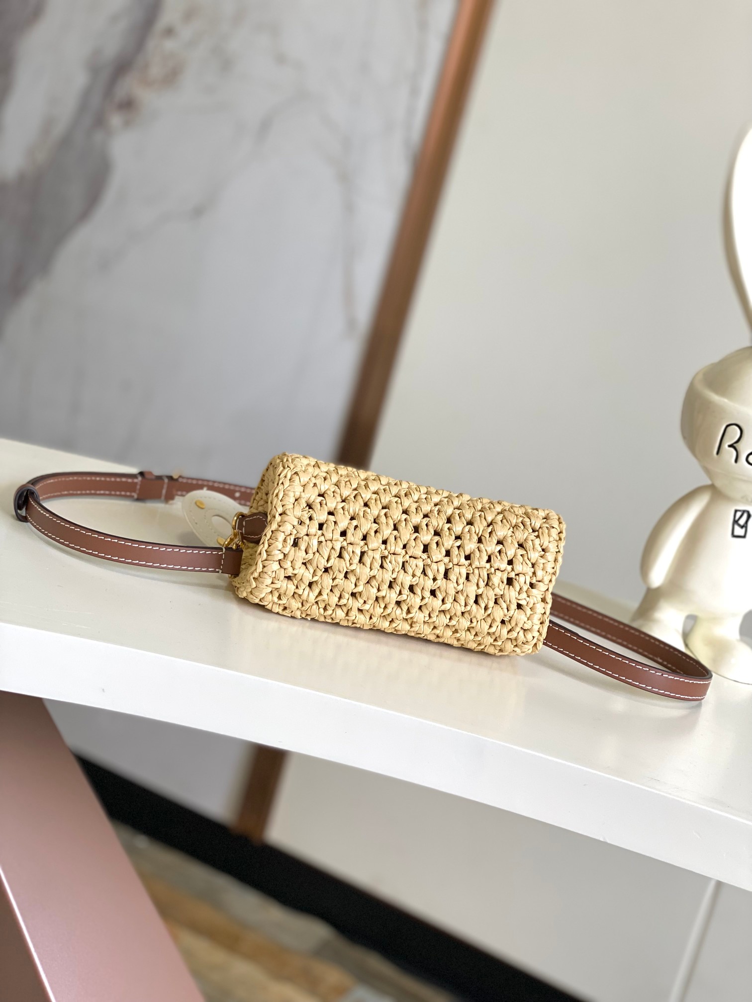 Bagsaaa L0vis Vvtt0n M83525 Nano Speedy Bag Natural Beige - 16 x 10 x 7.5 cm