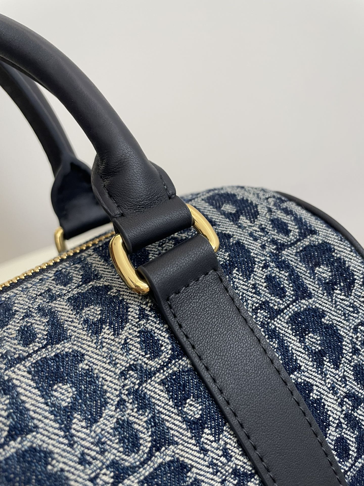 Bagsaaa D10r Groove 20 Bag Blue Denim D10r Oblique Jacquard - 20.5 x 13.5 x 12 cm