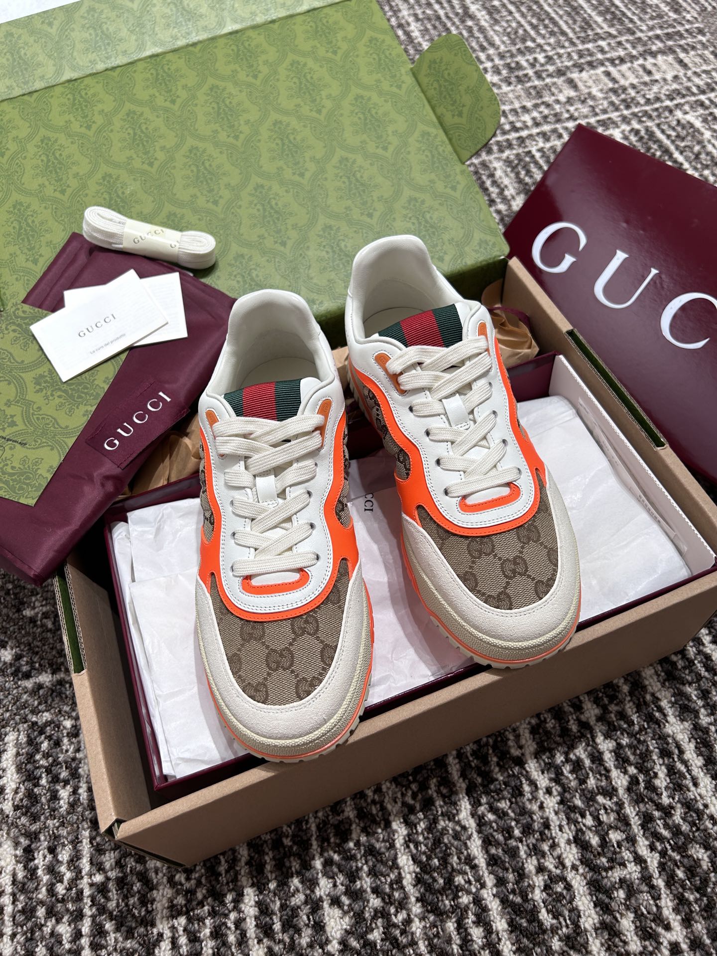 Bagsaaa Gvc*1 Re-Web sneaker 785452 Orange