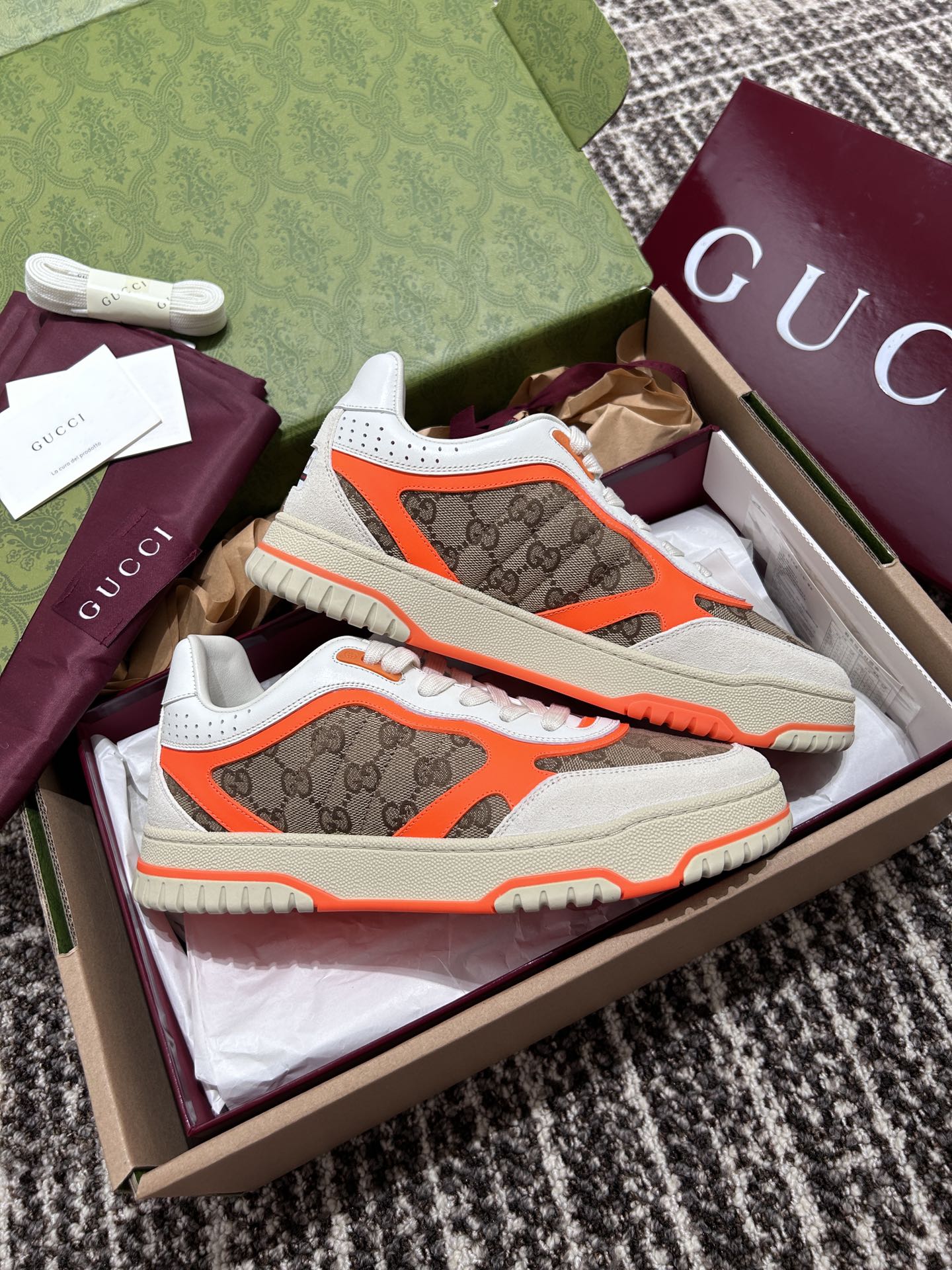 Bagsaaa Gvc*1 Re-Web sneaker 785452 Orange