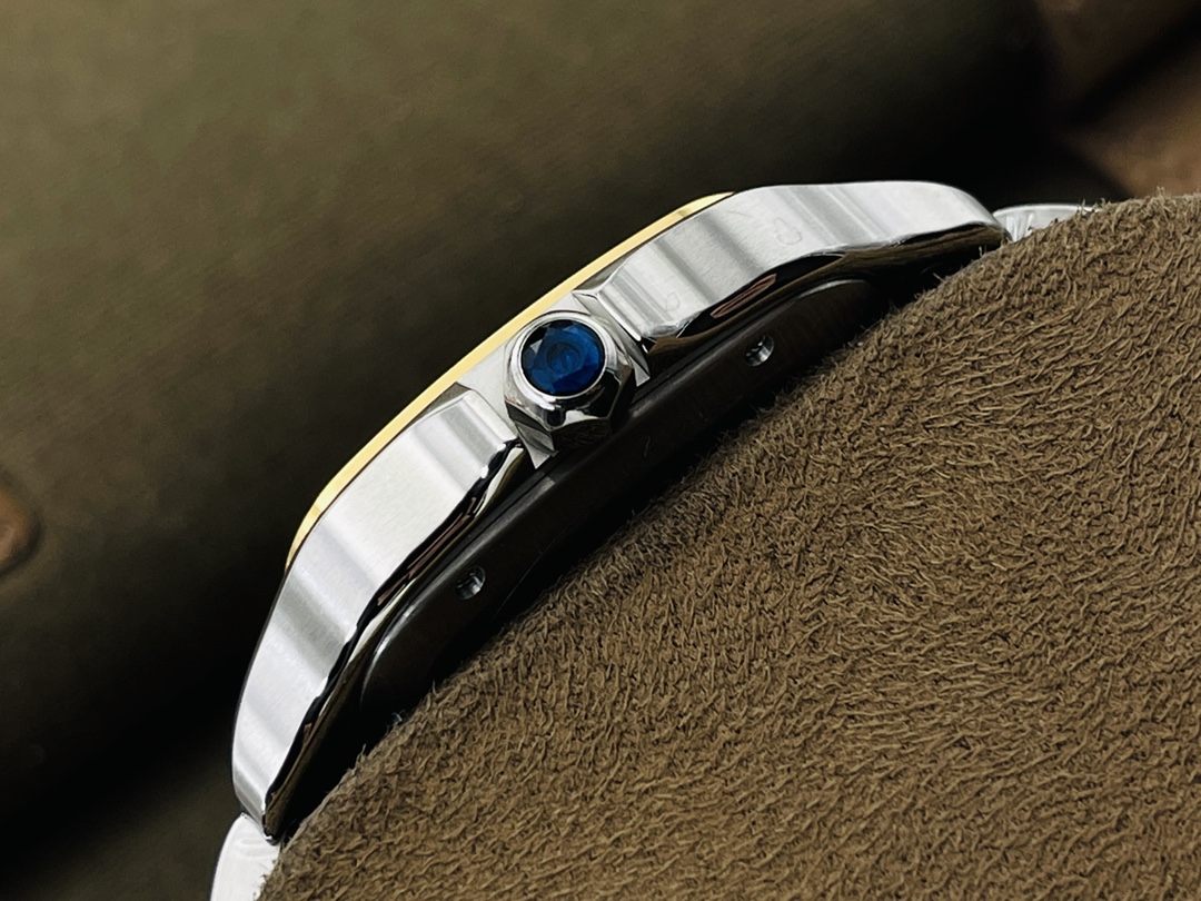 Bagsaaa Santos De Ca*t1er Watch Large W2SA0006 Automatic - 39.8mm