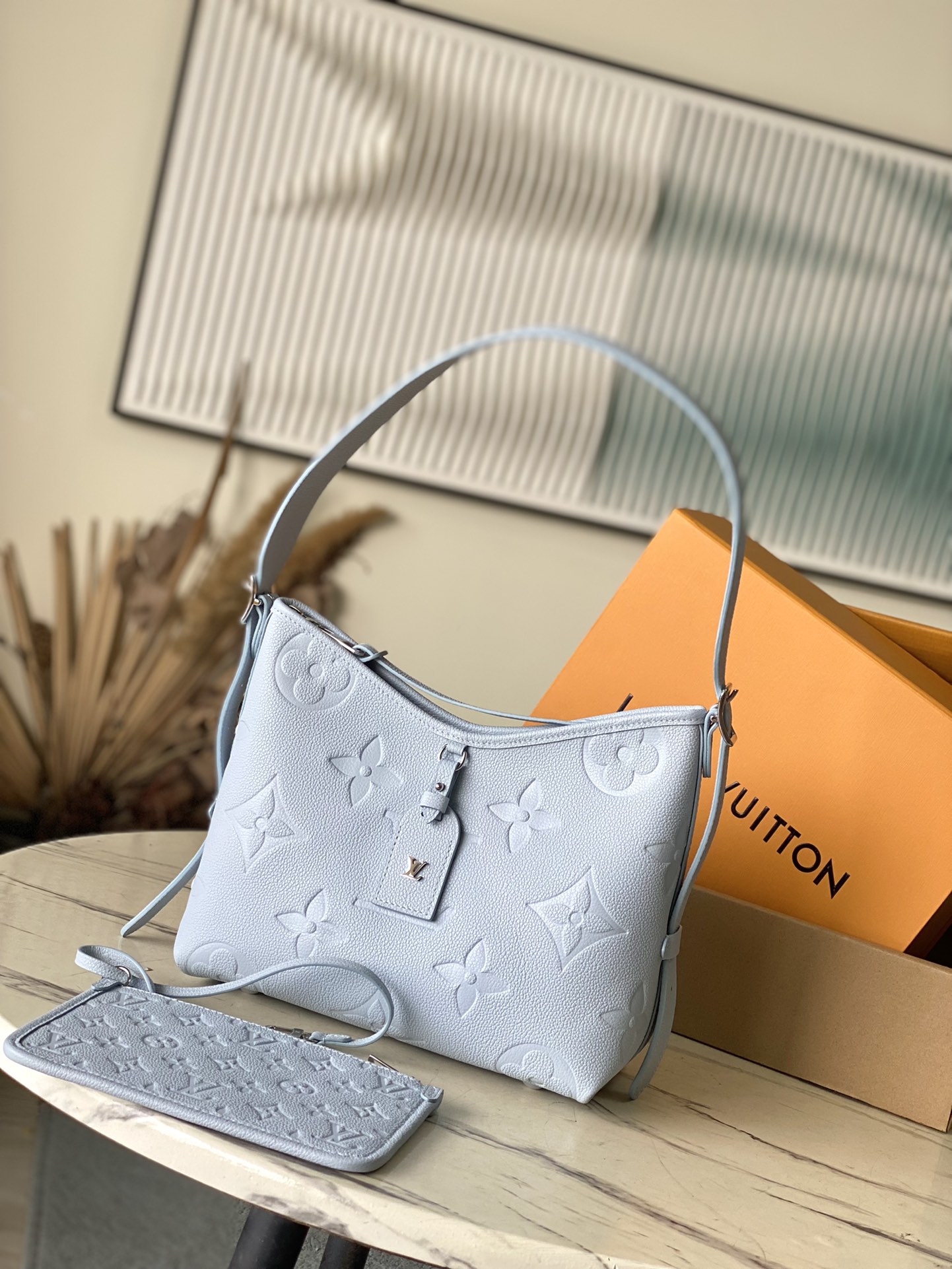 Bagsaaa L0vis Vvtt0n M46673 CarryAll PM Blue - 29.5 × 24 × 12 cm