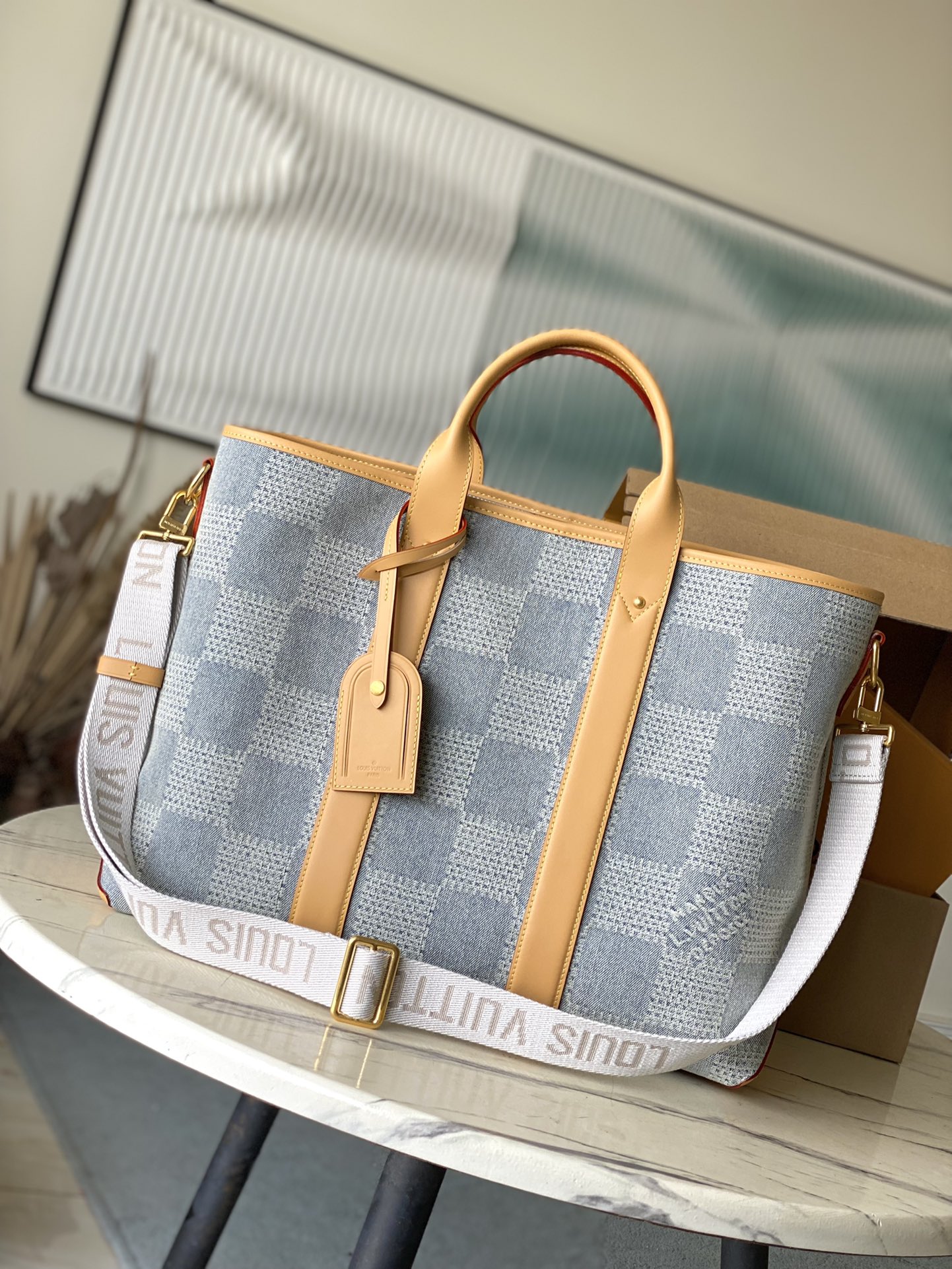 Bagsaaa L0vis Vvtt0n N40702 Weekend Tote - 34 x 17.5 x 43 cm