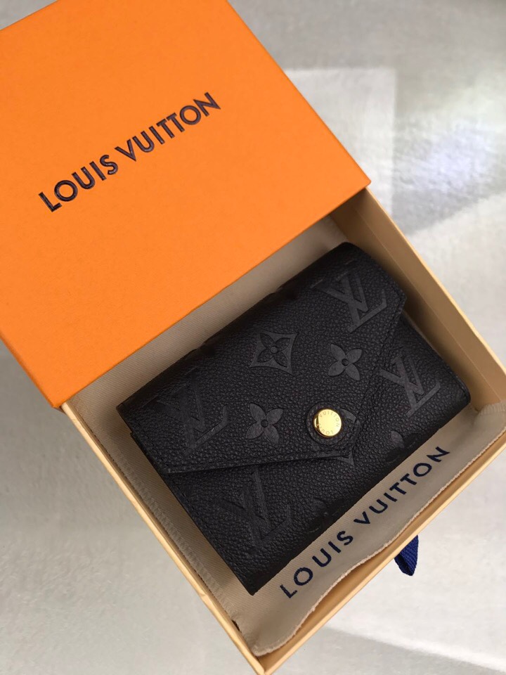 Bagsaaa L0vis Vvtt0n Victorine Wallet M64060 Black - 12X9cm