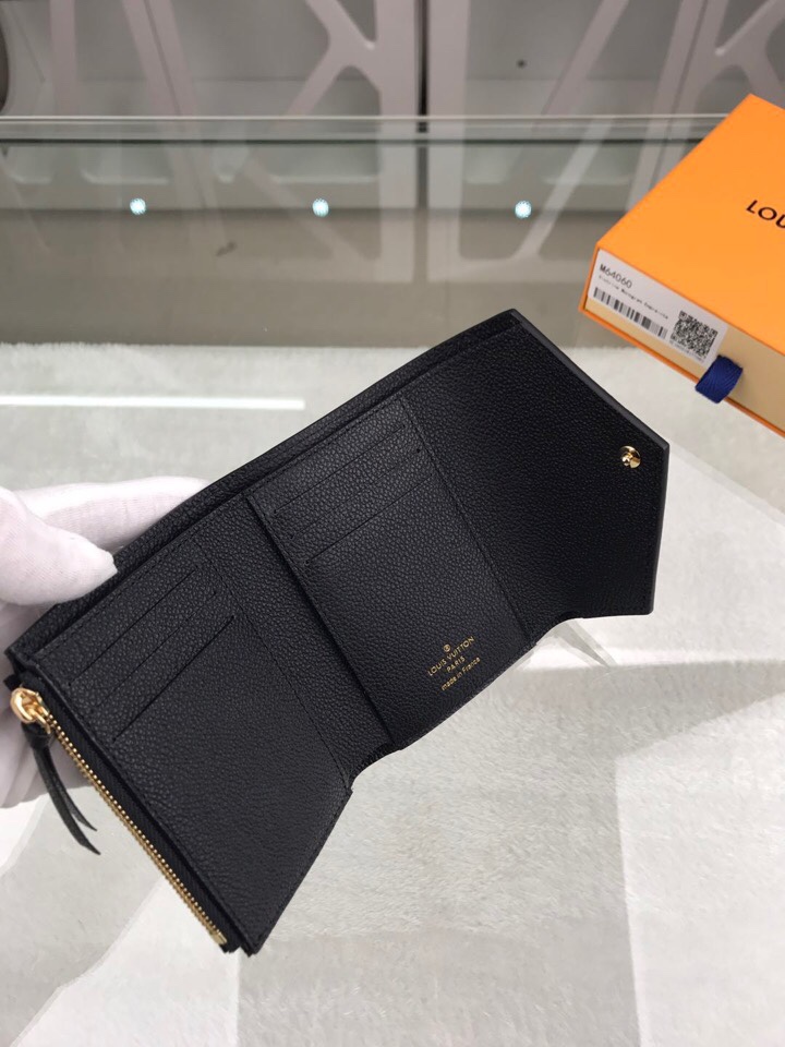 Bagsaaa L0vis Vvtt0n Victorine Wallet M64060 Black - 12X9cm
