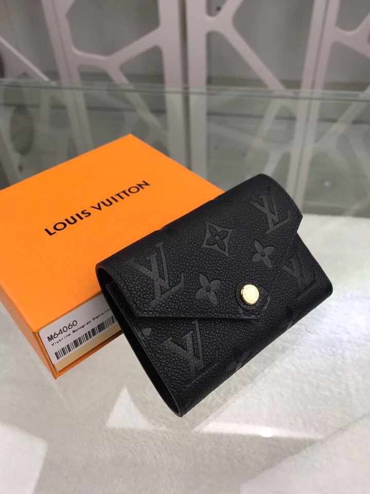 Bagsaaa L0vis Vvtt0n Victorine Wallet M64060 Black - 12X9cm