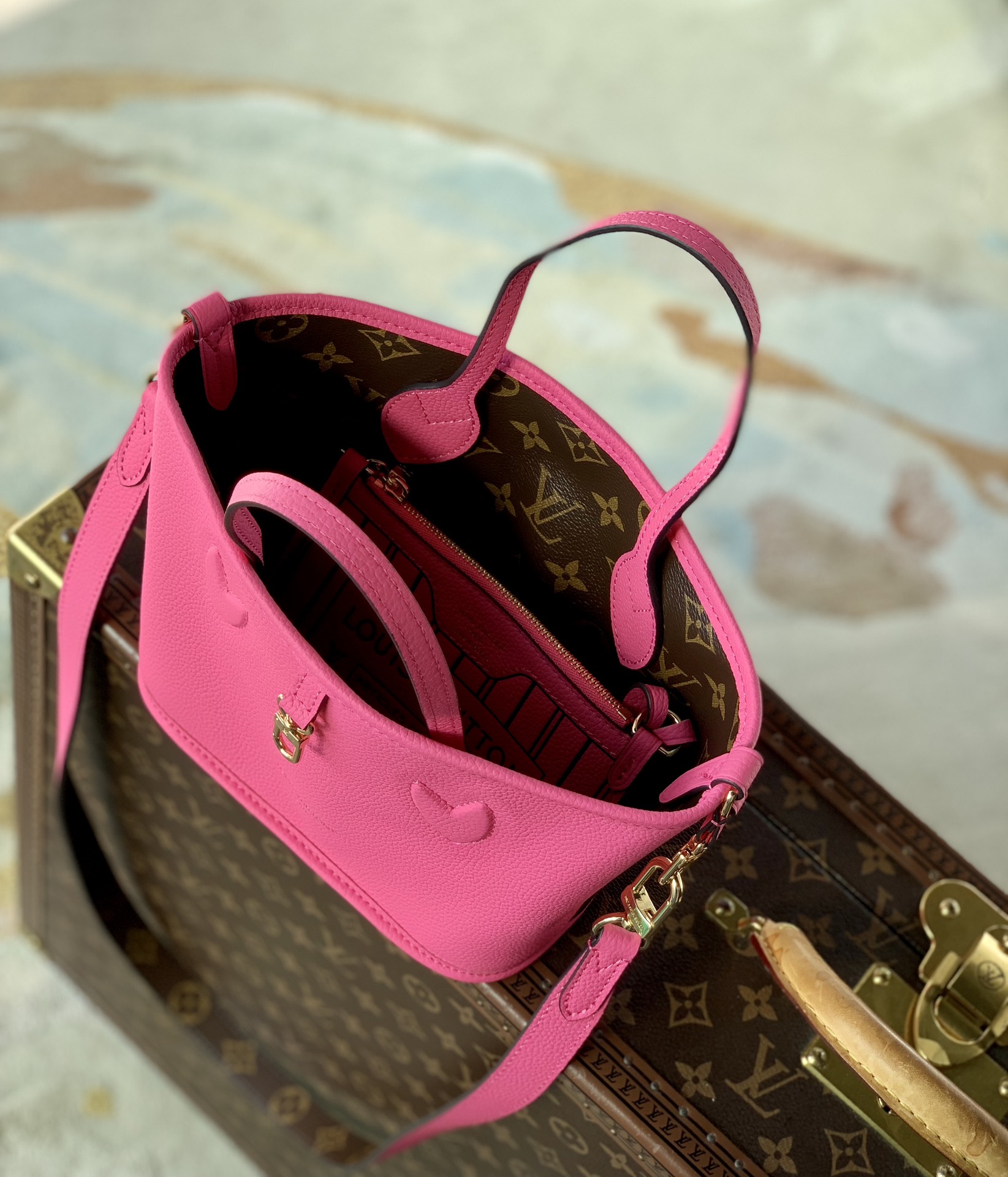 Bagsaaa L0vis Vvtt0n M12106 Neverfull Bandoulière Inside Out BB - 24 x 14 x 9 cm