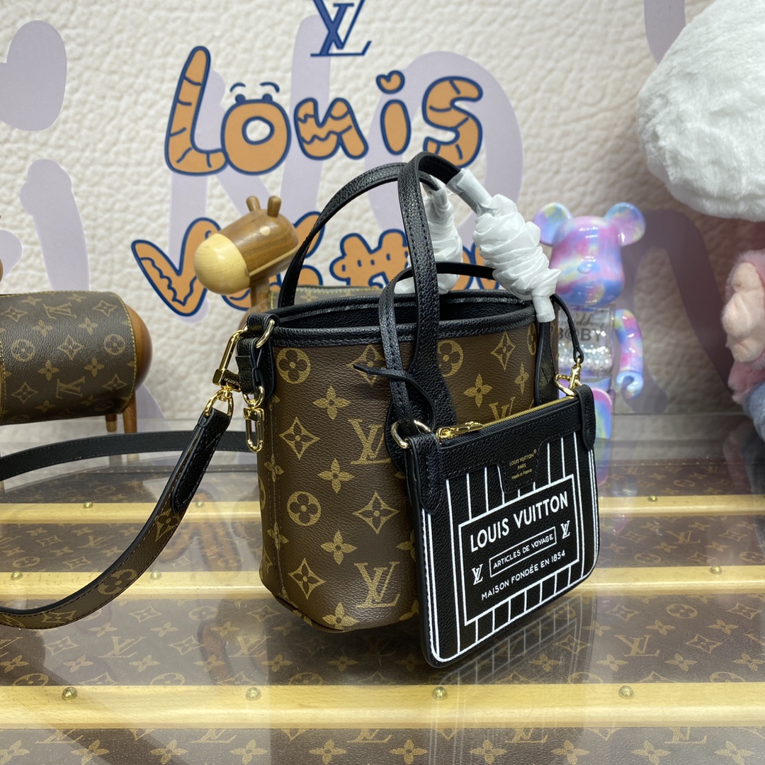 Bagsaaa L0vis Vvtt0n M12099 Neverfull Bandoulière Inside Out BB - 24 x 14 x 9 cm