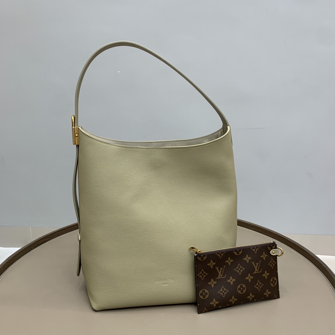 Bagsaaa L0vis Vvtt0n M24988 Low Key Hobo MM Clay Green - 31 x 35 x 18 cm