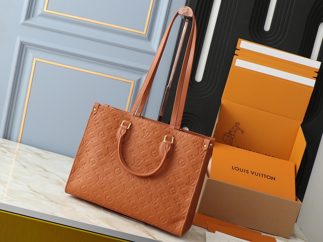 Bagsaaa L0vis Vvtt0n M12775 OnTheGo MM Cognac Brown - 35 x 27 x 14 cm