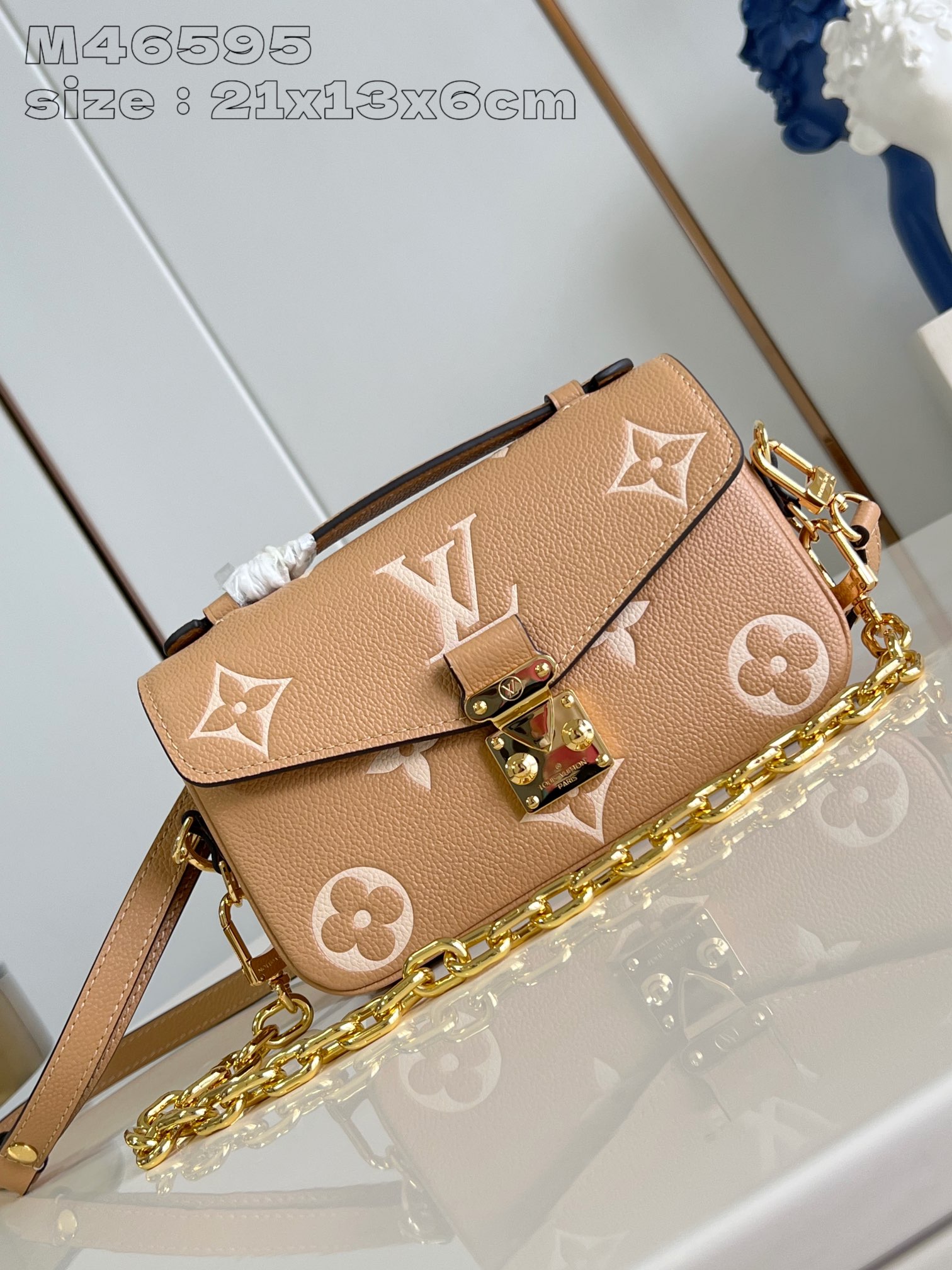 Bagsaaa L0vis Vvtt0n M12735 Pochette Métis East West - 21.5 x 13.5 x 6 cm