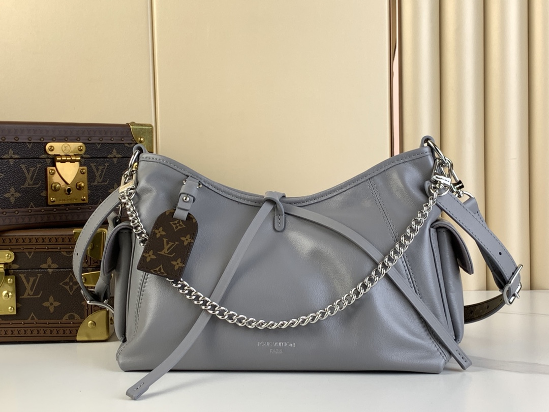 Bagsaaa L0vis Vvtt0n M12579 CarryAll Cargo PM Gray - 33.5 x 23 x 15 cm