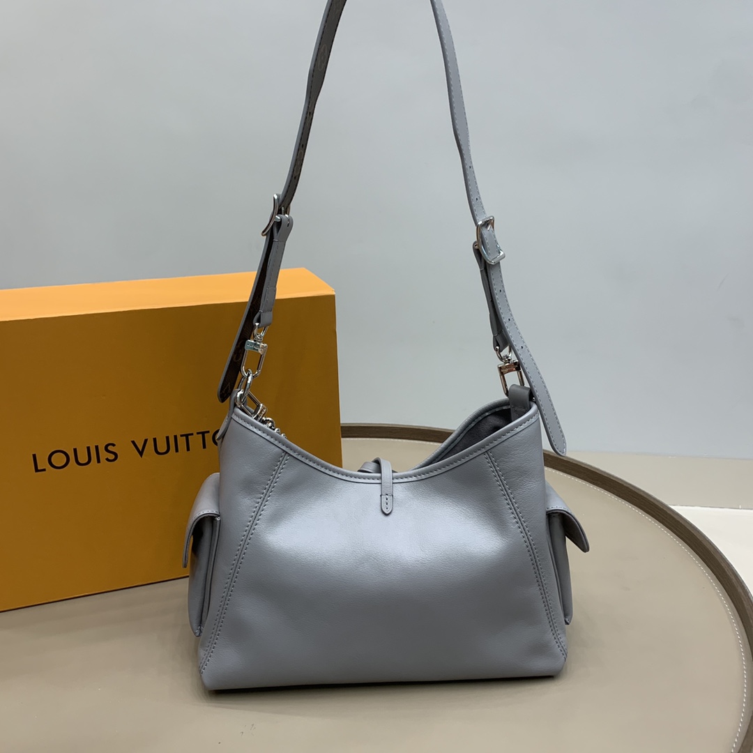 Bagsaaa L0vis Vvtt0n M12579 CarryAll Cargo PM Gray - 33.5 x 23 x 15 cm