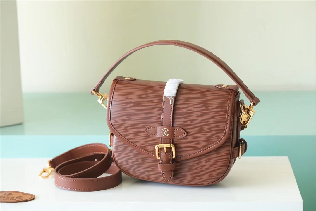Bagsaaa L0vis Vvtt0n M23470 Saumur BB Brown - 20 x 16 x 7.5 cm