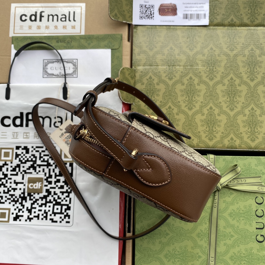 Bagsaaa Gvc*1 Horsebit 1955 small shoulder bag 645454 - 22.5*17*6.5cm