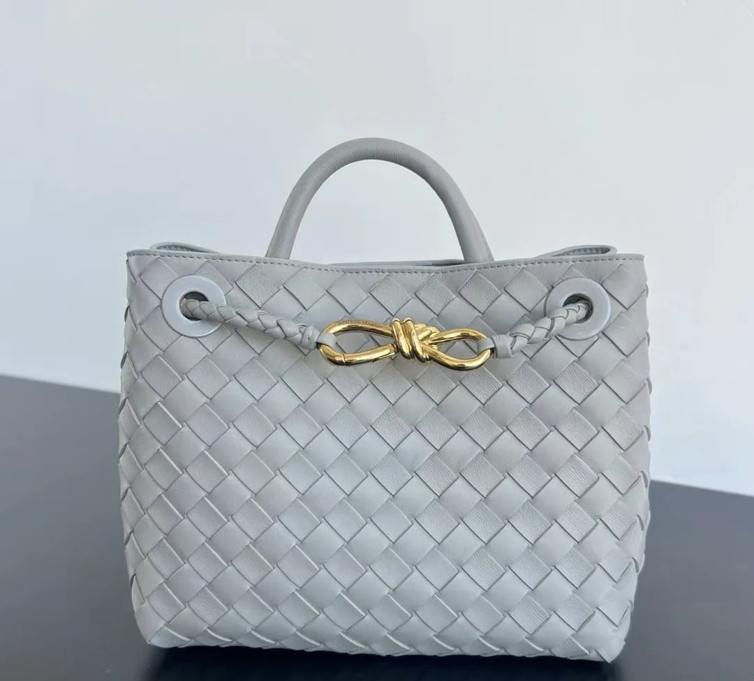 Bagsaaa B0tt*ga Ven*ta Small Andiamo 766014 Gray - 20x25x10 cm