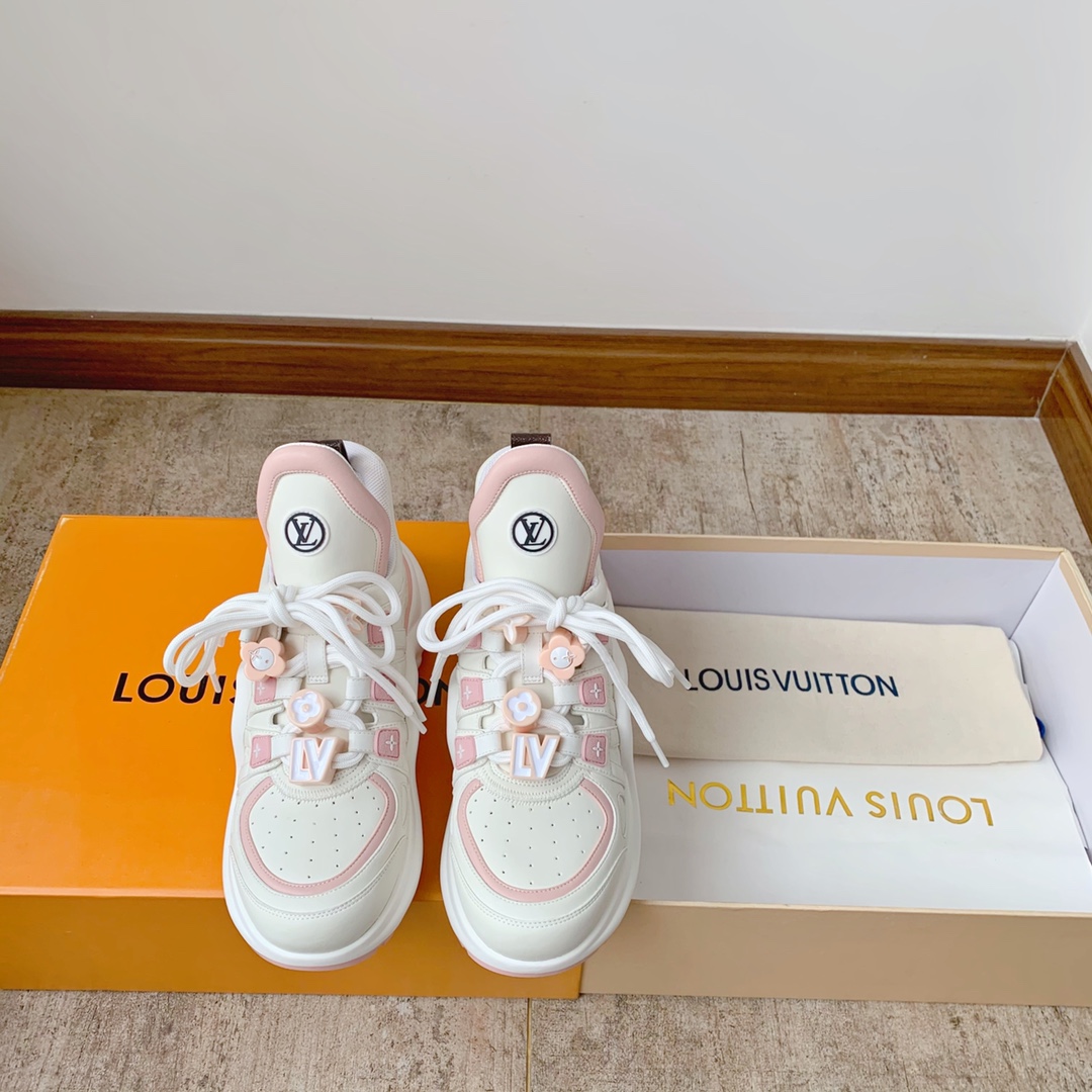 Bagsaaa L0vis Vvtt0n LV Archlight Sneaker Pink