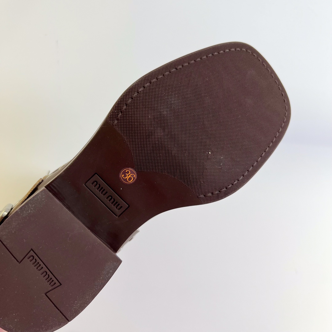 Bagsaaa M1um1u Leather boots brown