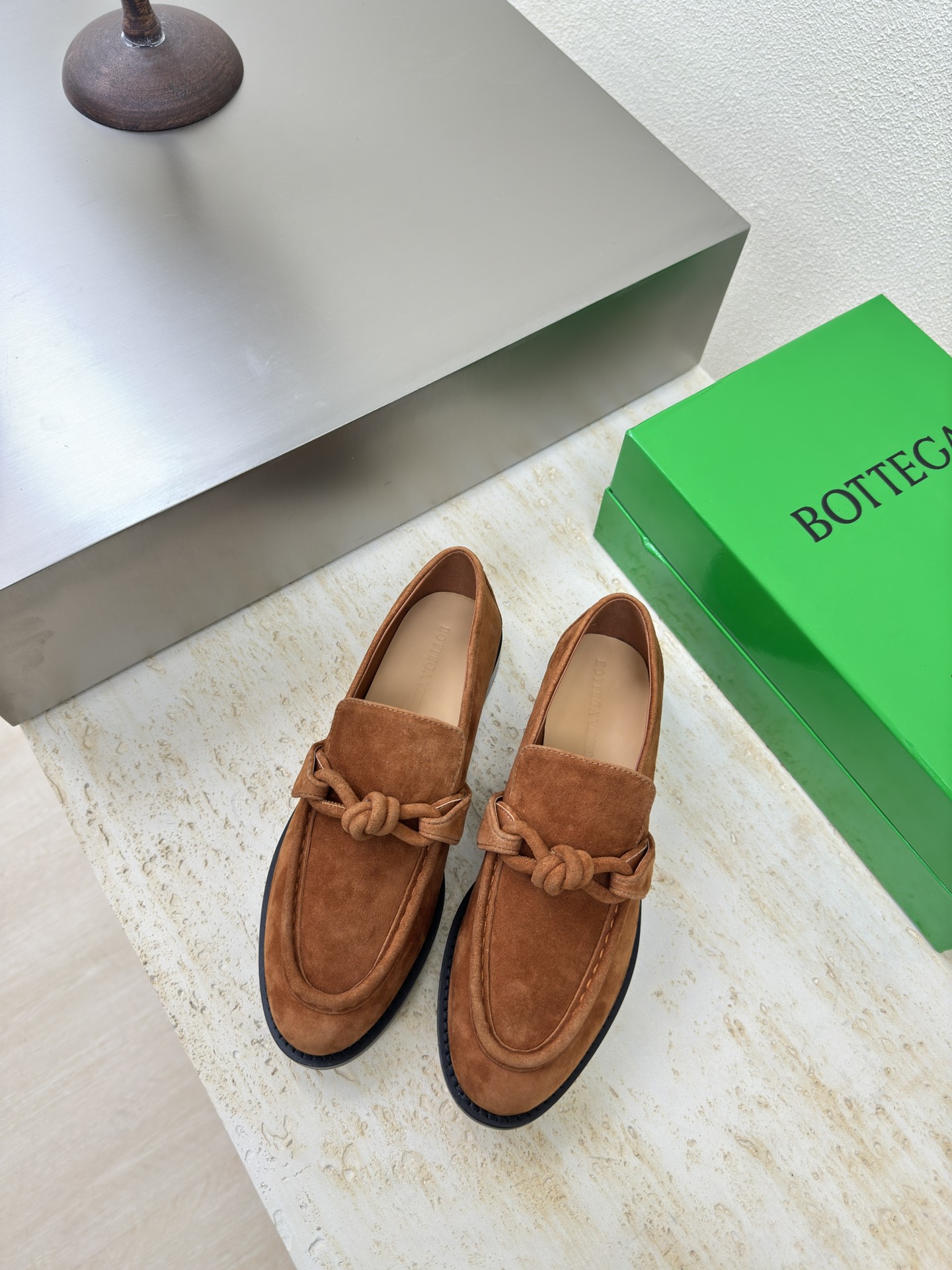 Bagsaaa B0tt*ga Ven*ta Astaire Loafer Brown