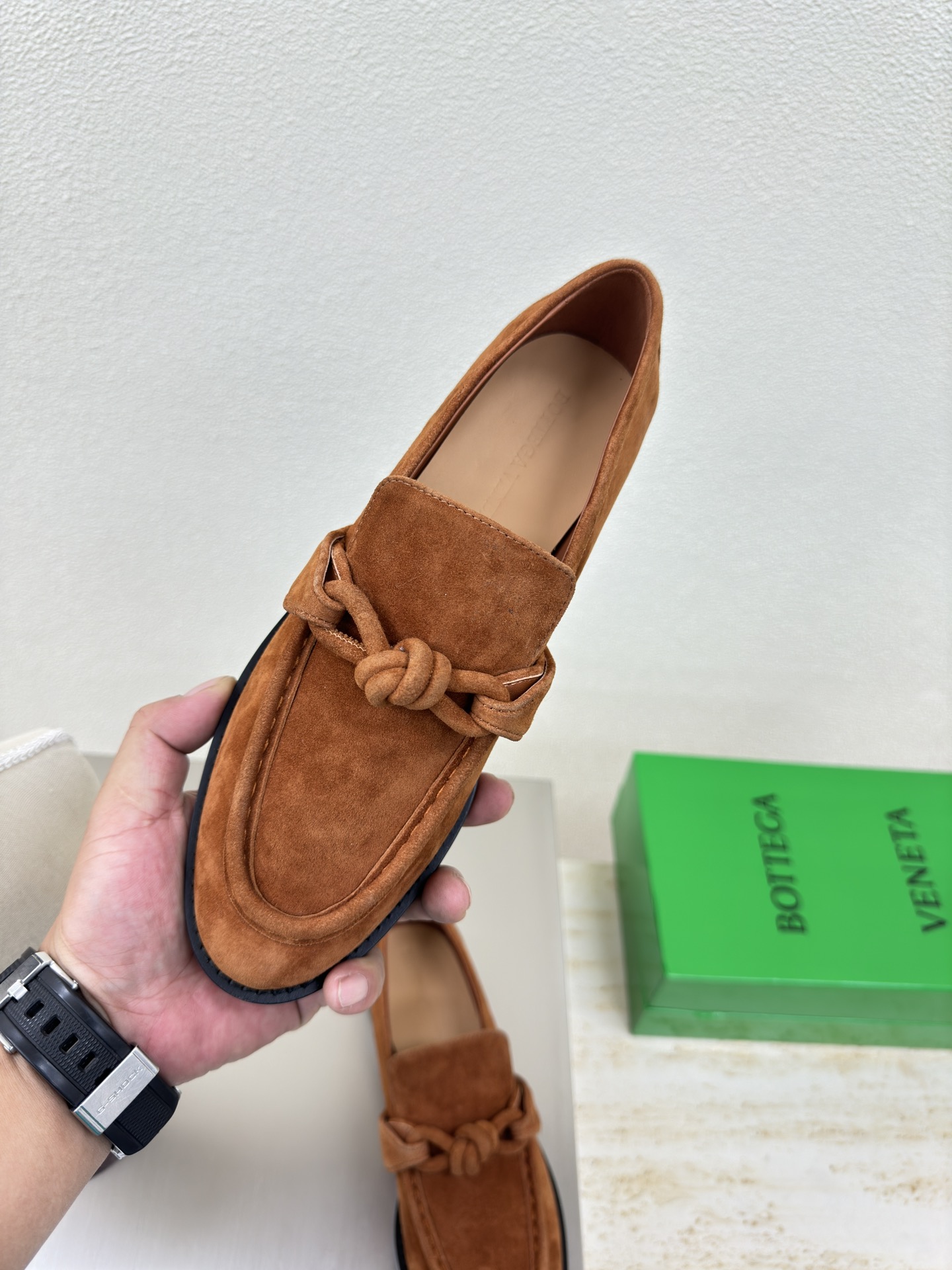 Bagsaaa B0tt*ga Ven*ta Astaire Loafer Brown